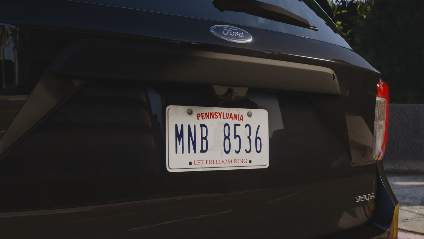 Pennsylvania License Plate Pack