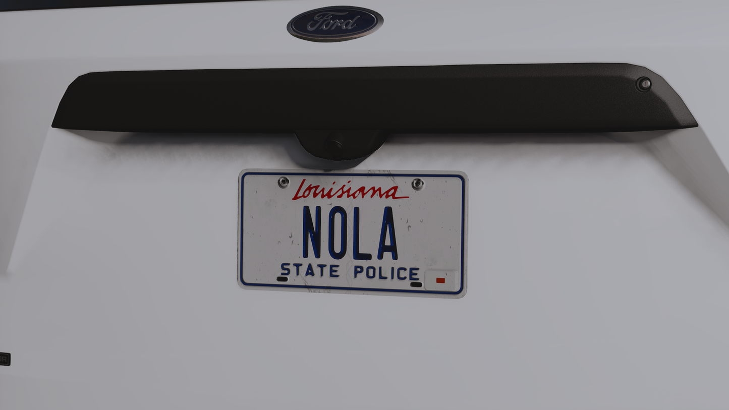 Louisiana License Plate Pack