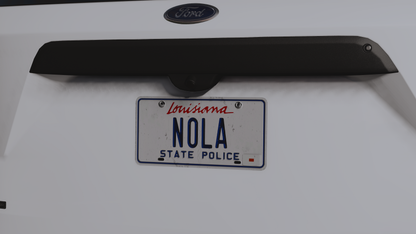 Louisiana License Plate Pack
