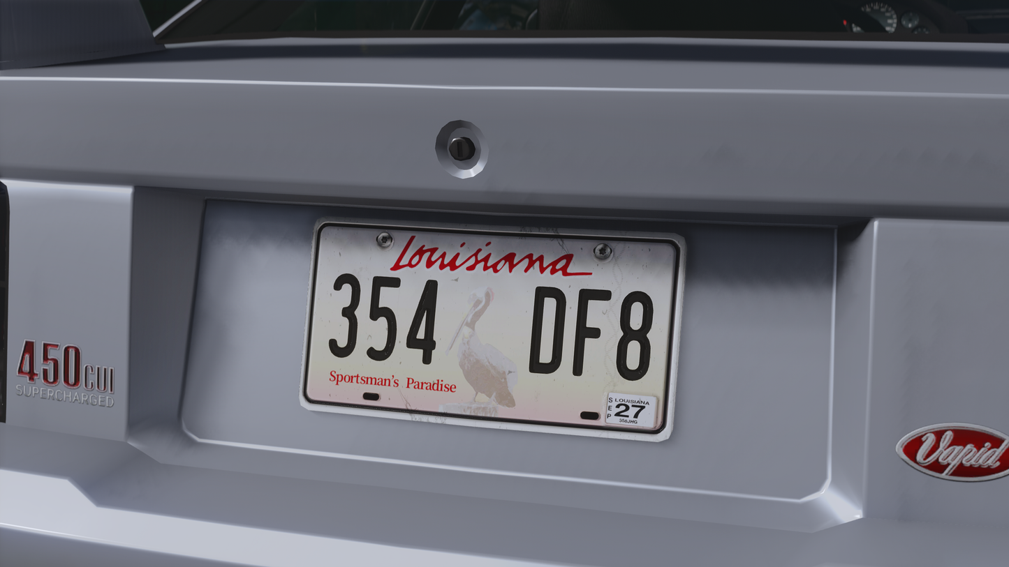 Louisiana License Plate Pack
