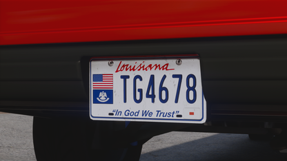 Louisiana License Plate Pack