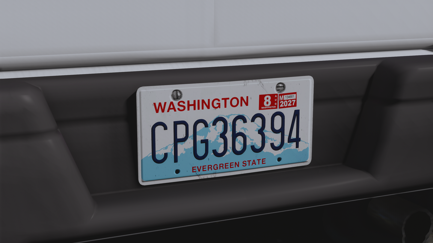 Washington License Plate Pack