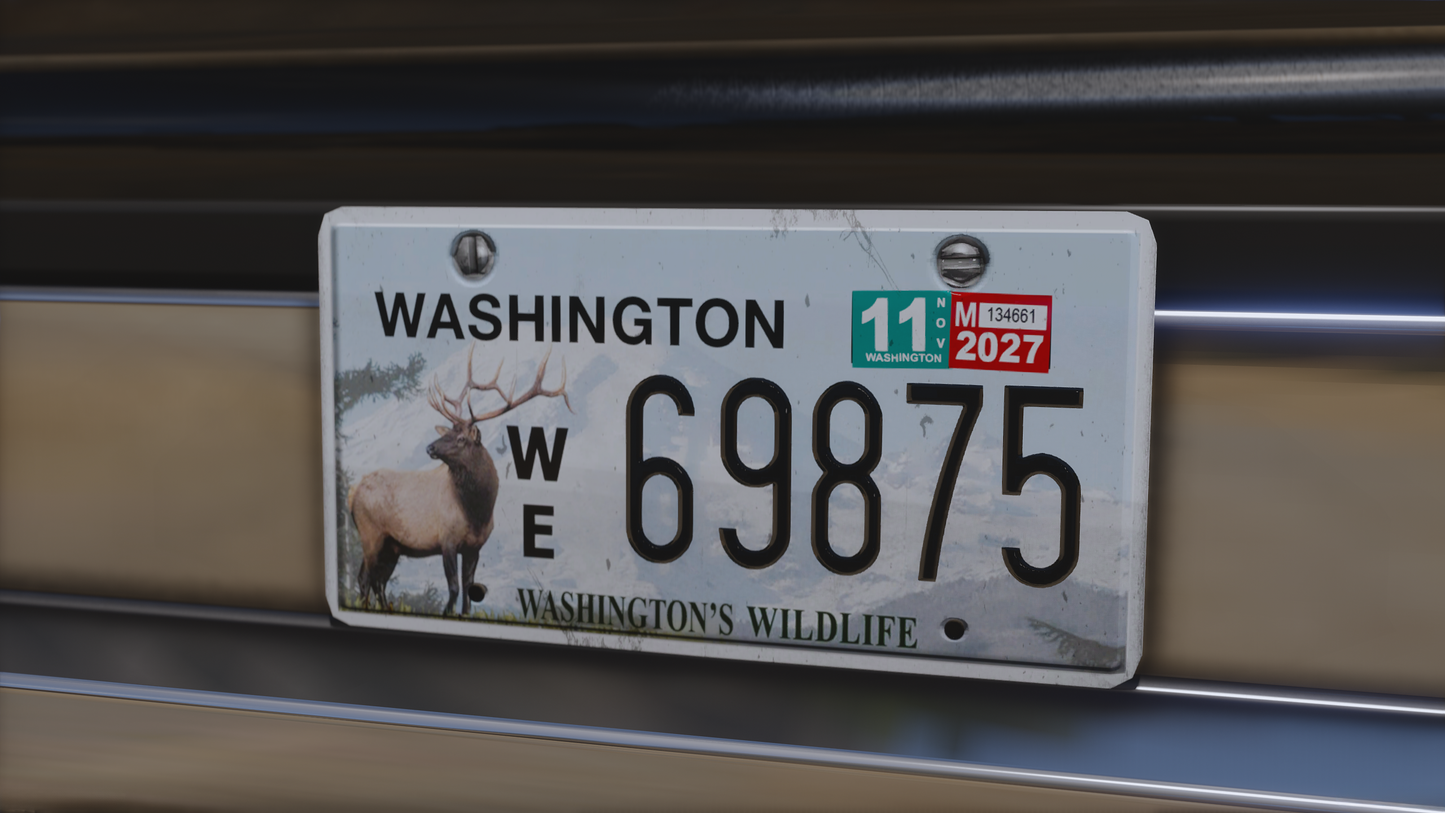 Washington License Plate Pack