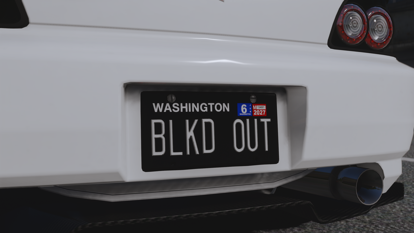 Washington License Plate Pack