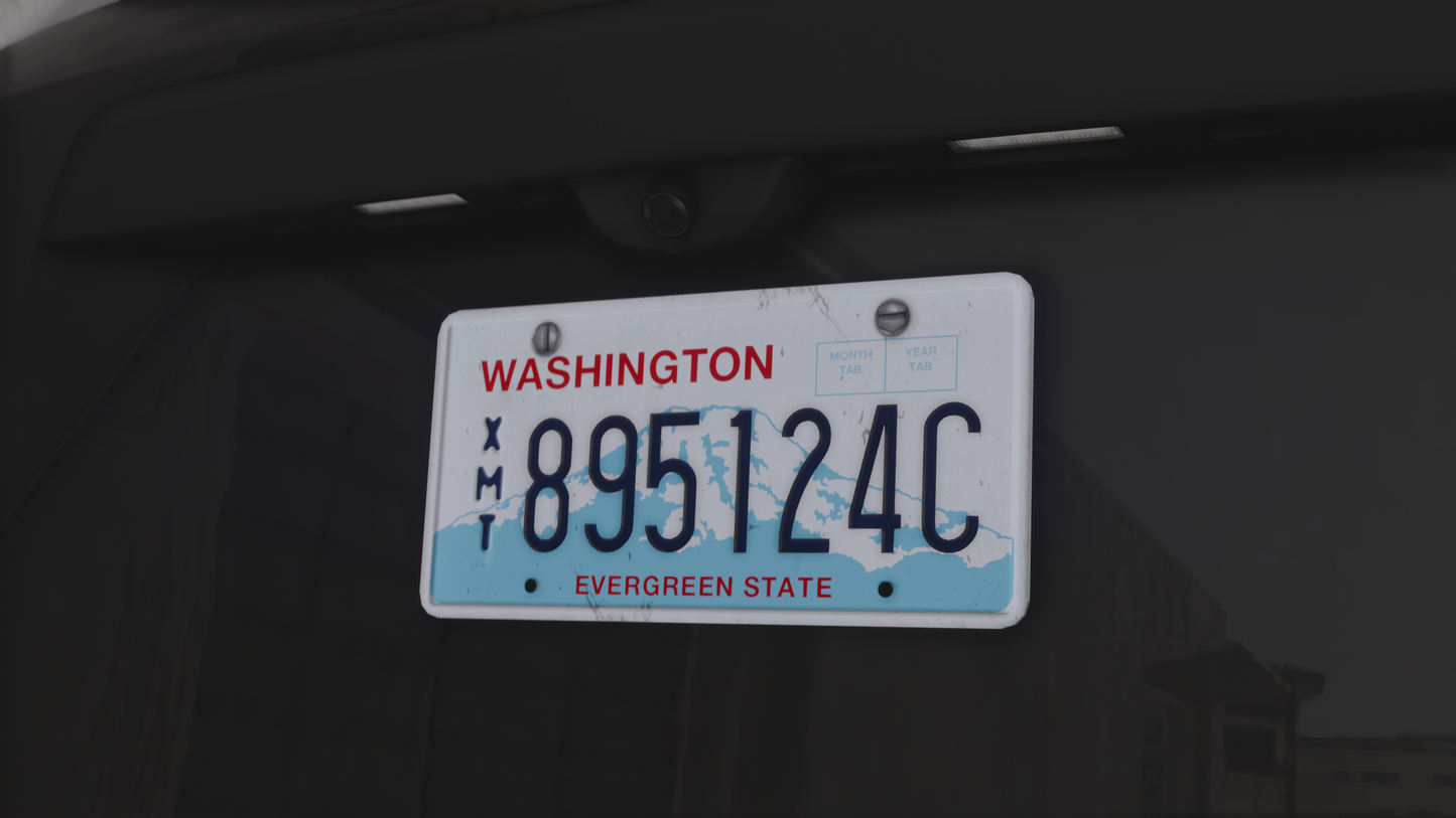 Washington License Plate Pack