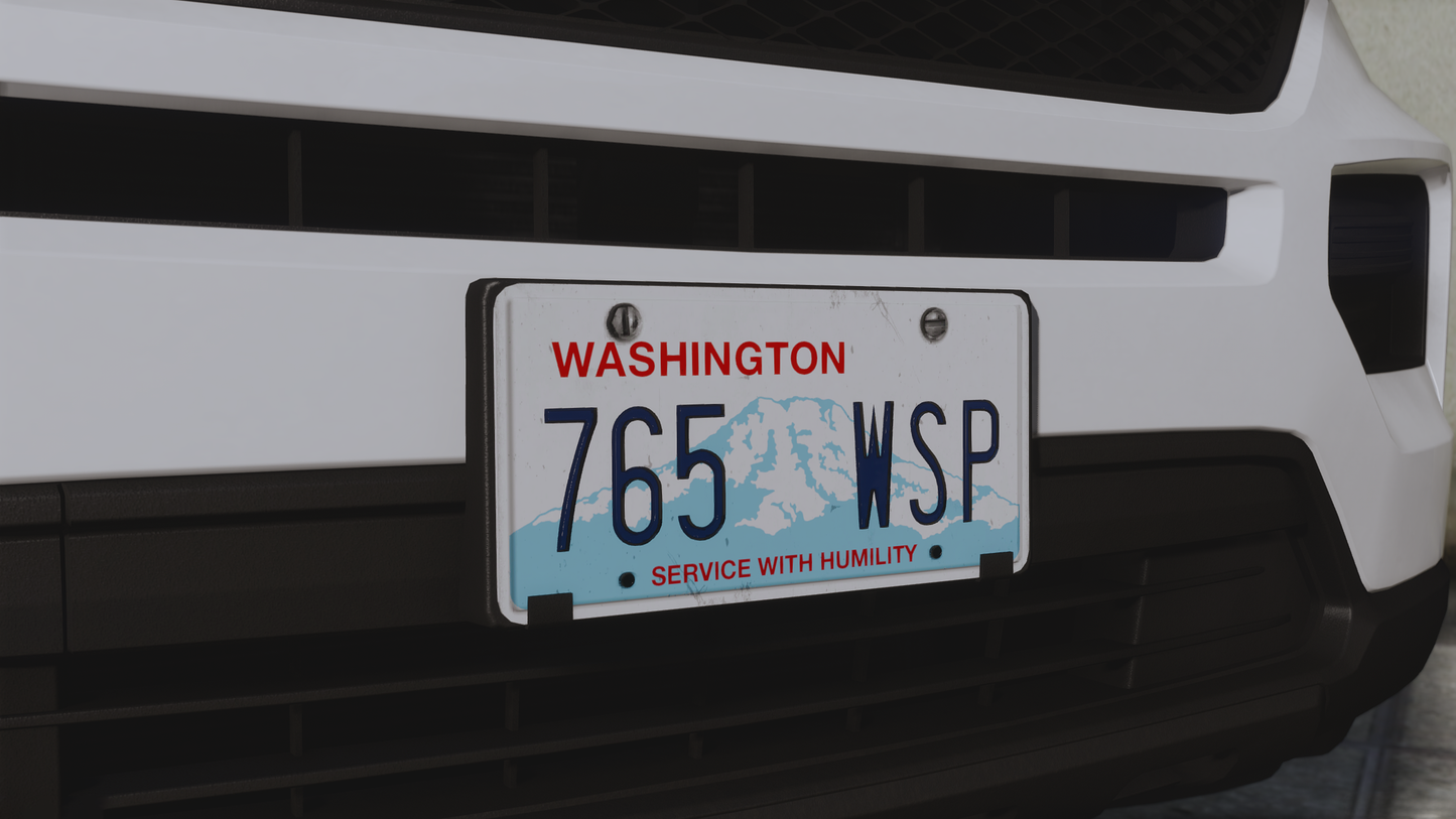 Washington License Plate Pack