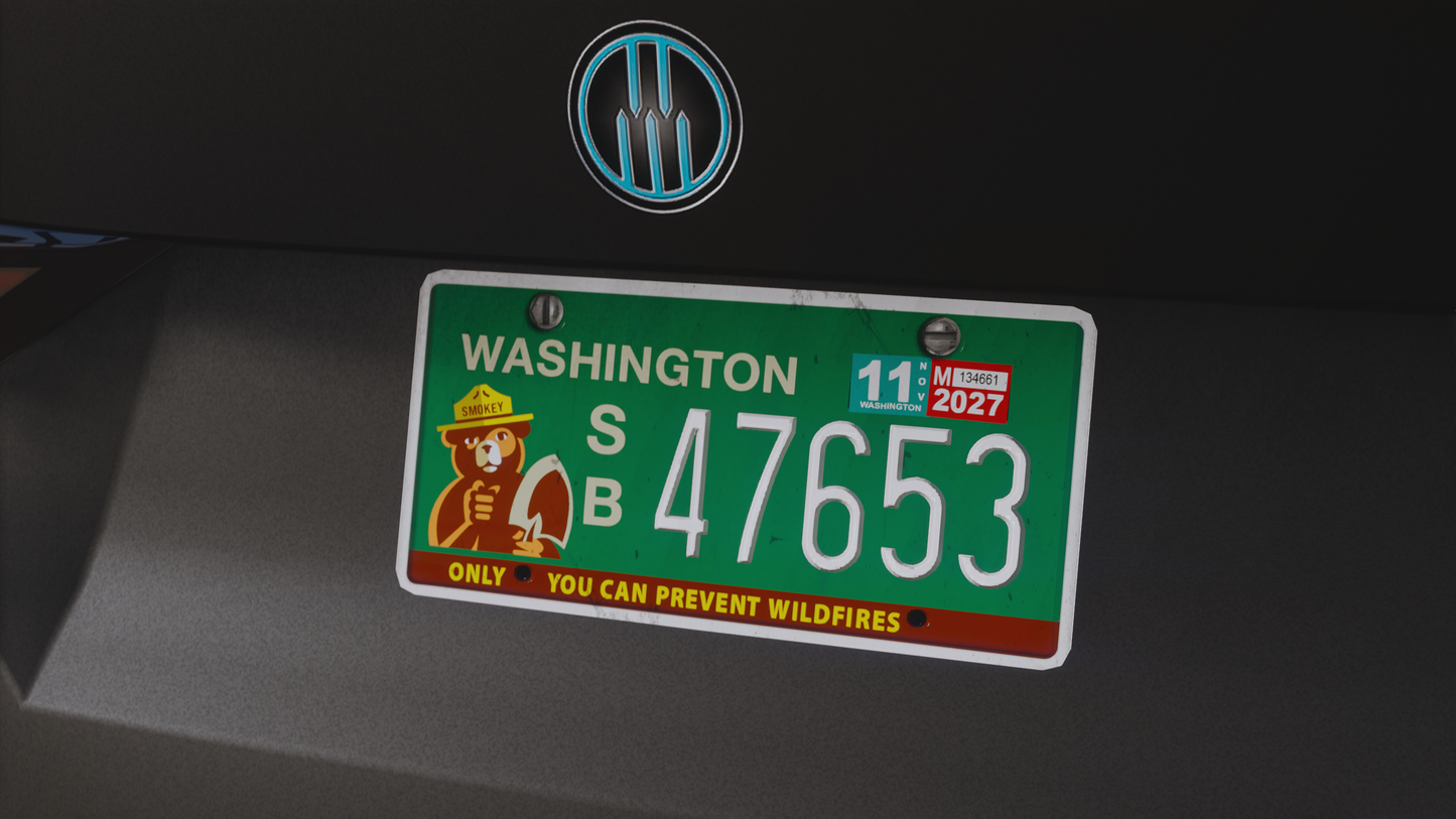 Washington License Plate Pack