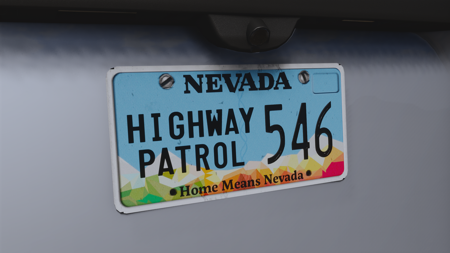 Nevada Based License Plate Pack