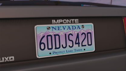 Nevada Based License Plate Pack