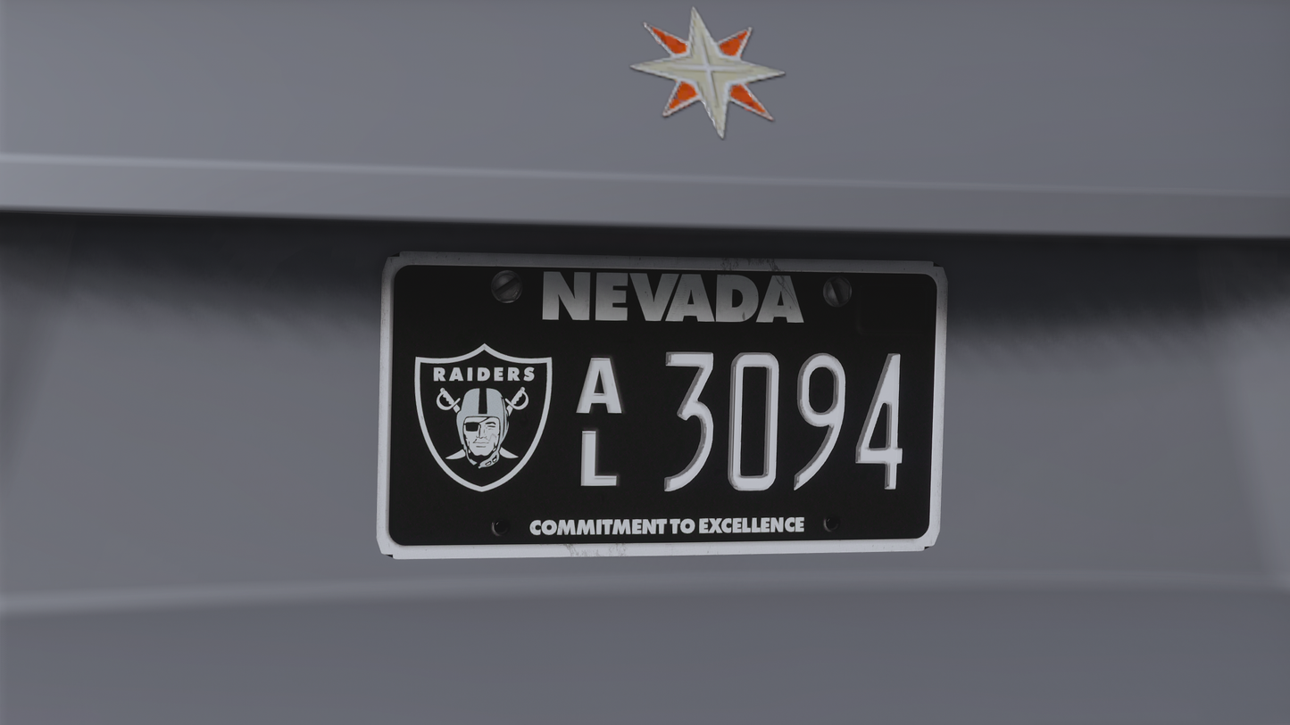Nevada Based License Plate Pack