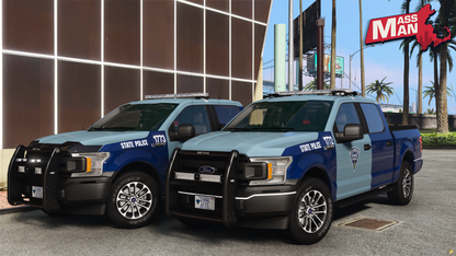 Massachusetts State Police Based F150s