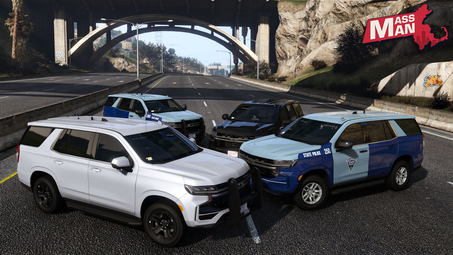 Massachusetts State Police Based 21-24 Tahoe PPVs