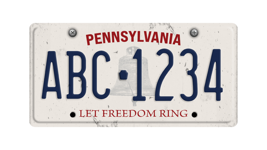 Pennsylvania License Plate Pack