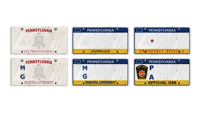 Pennsylvania License Plate Pack