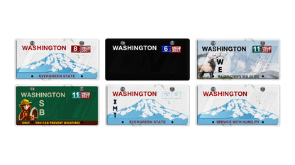 Washington License Plate Pack