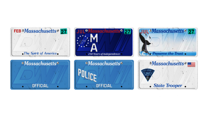 Massachusetts License Plate Pack