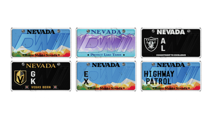 Nevada Based License Plate Pack