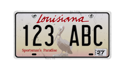 Louisiana License Plate Pack
