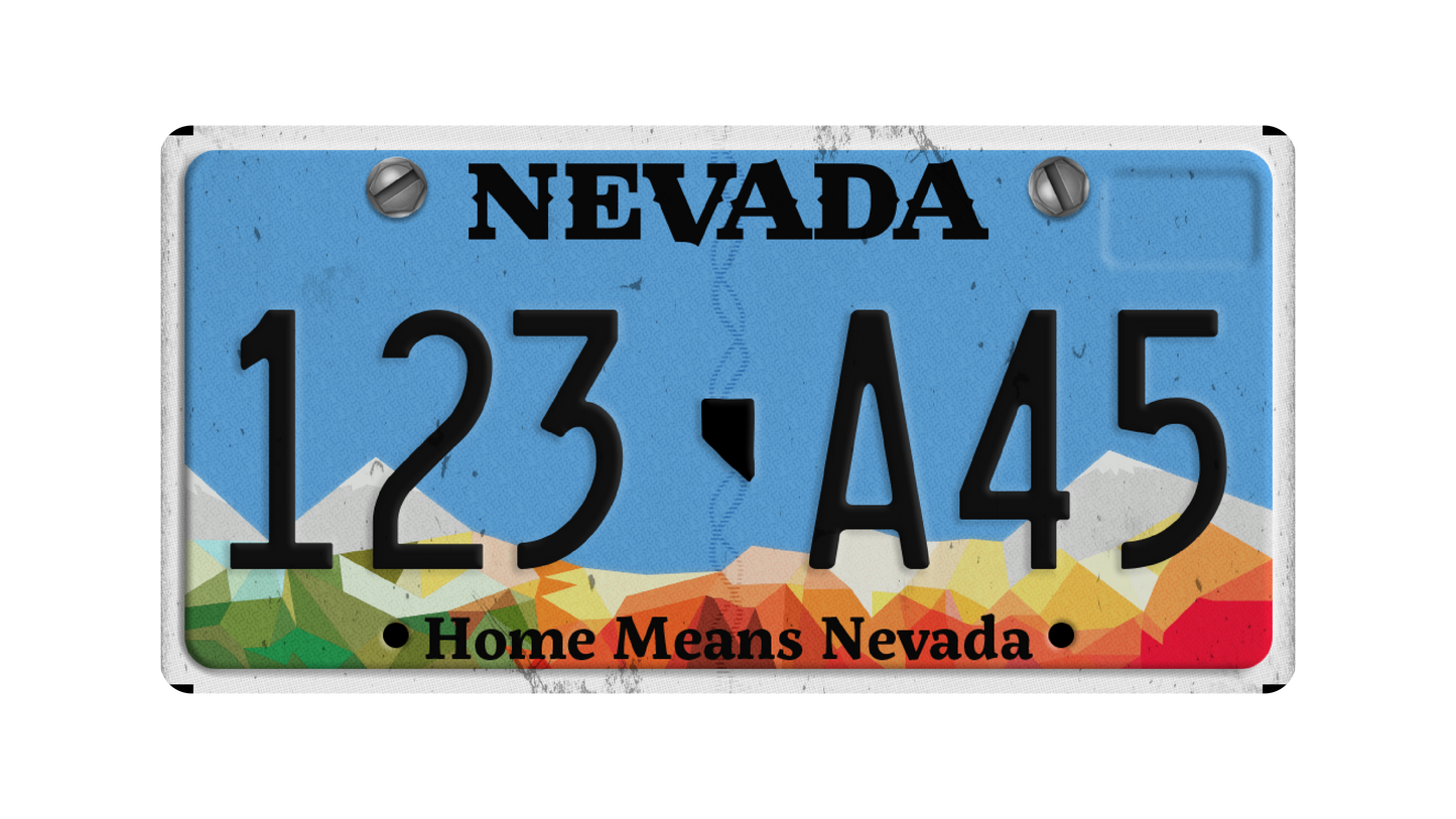 Nevada Based License Plate Pack
