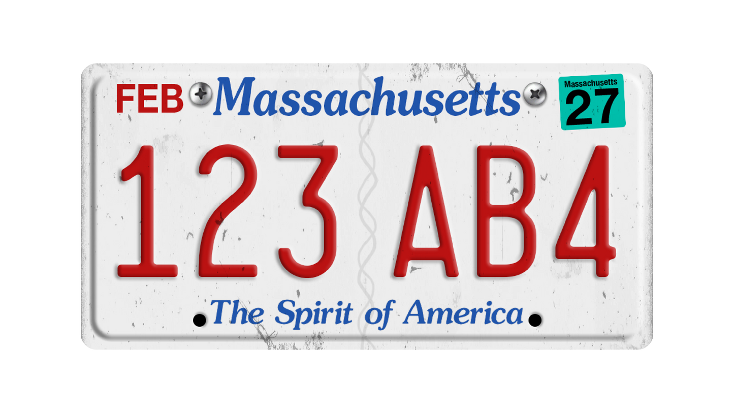 Massachusetts License Plate Pack