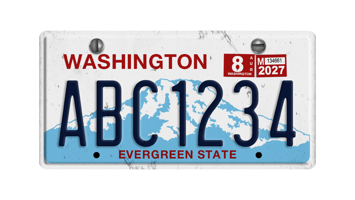 Washington License Plate Pack